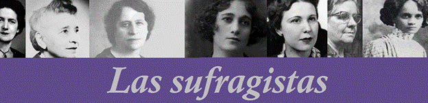 sufragistas banner